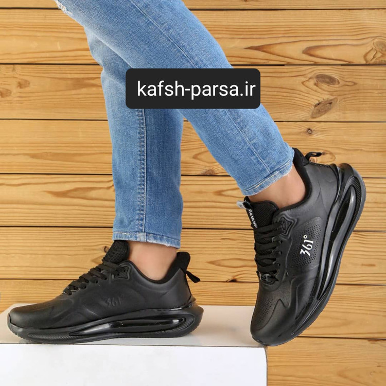 کتونی مشکی کپسولی مردانه