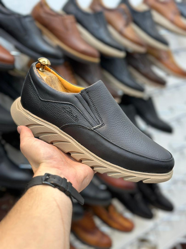 کفش چرم مردانه بی بند