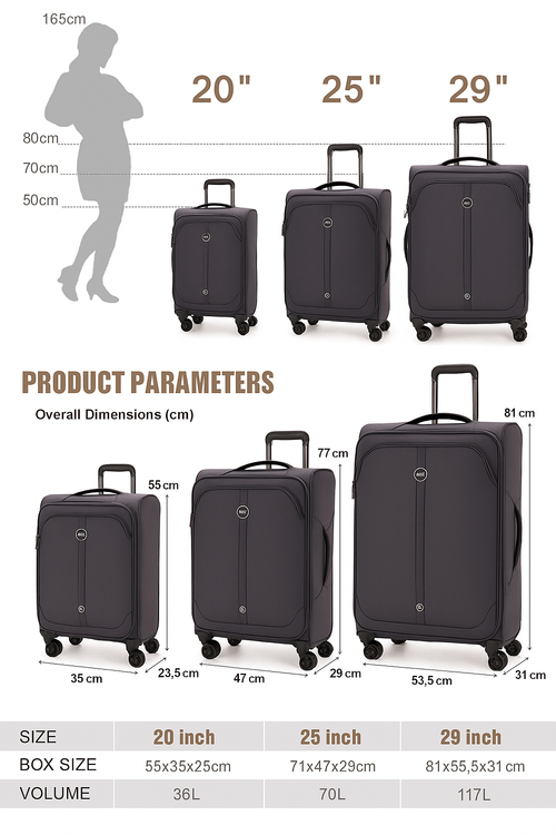 چمدان گابی با برزنت بسیار قوی