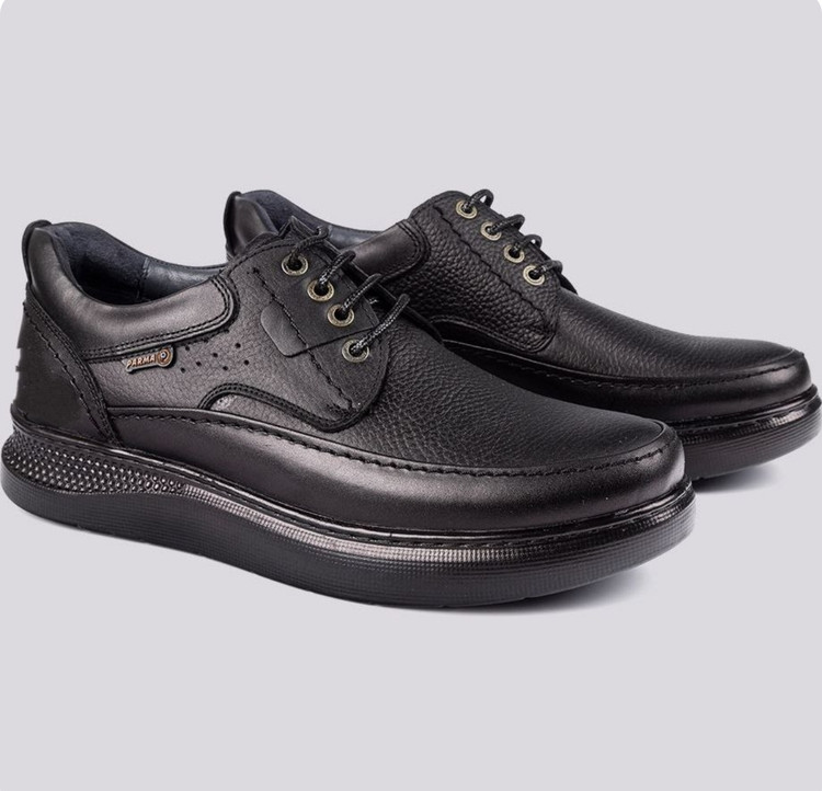 کفش چرم بندی مردانه