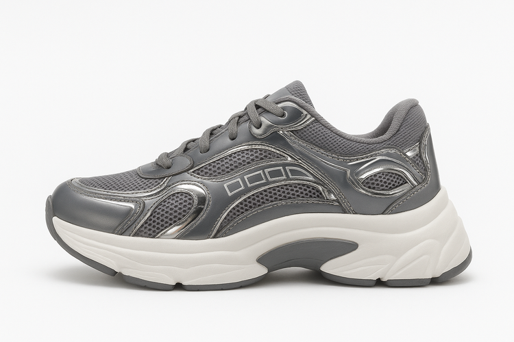 کتونی طوسی لژدار زنانه