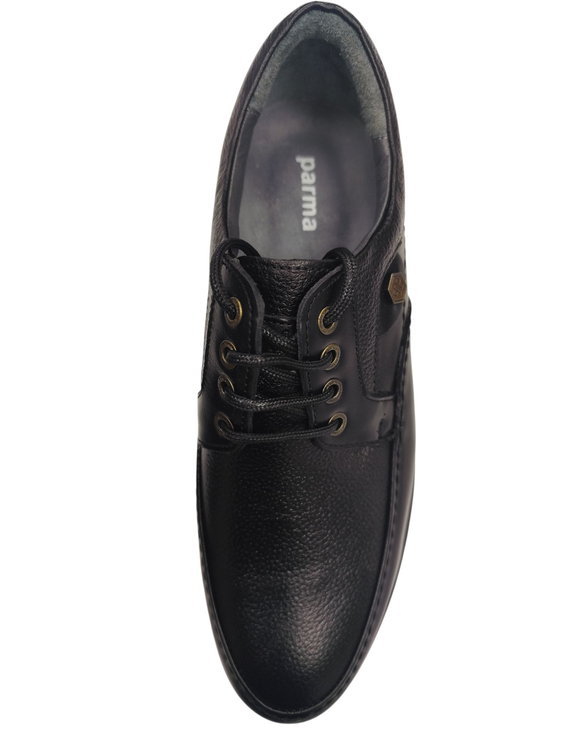 کفش چرم مشکی مردانه