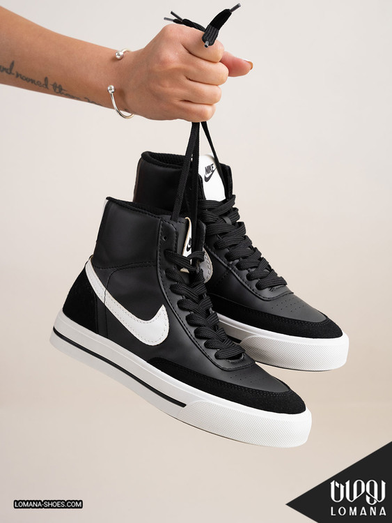 کتونی مشکی ساقدار