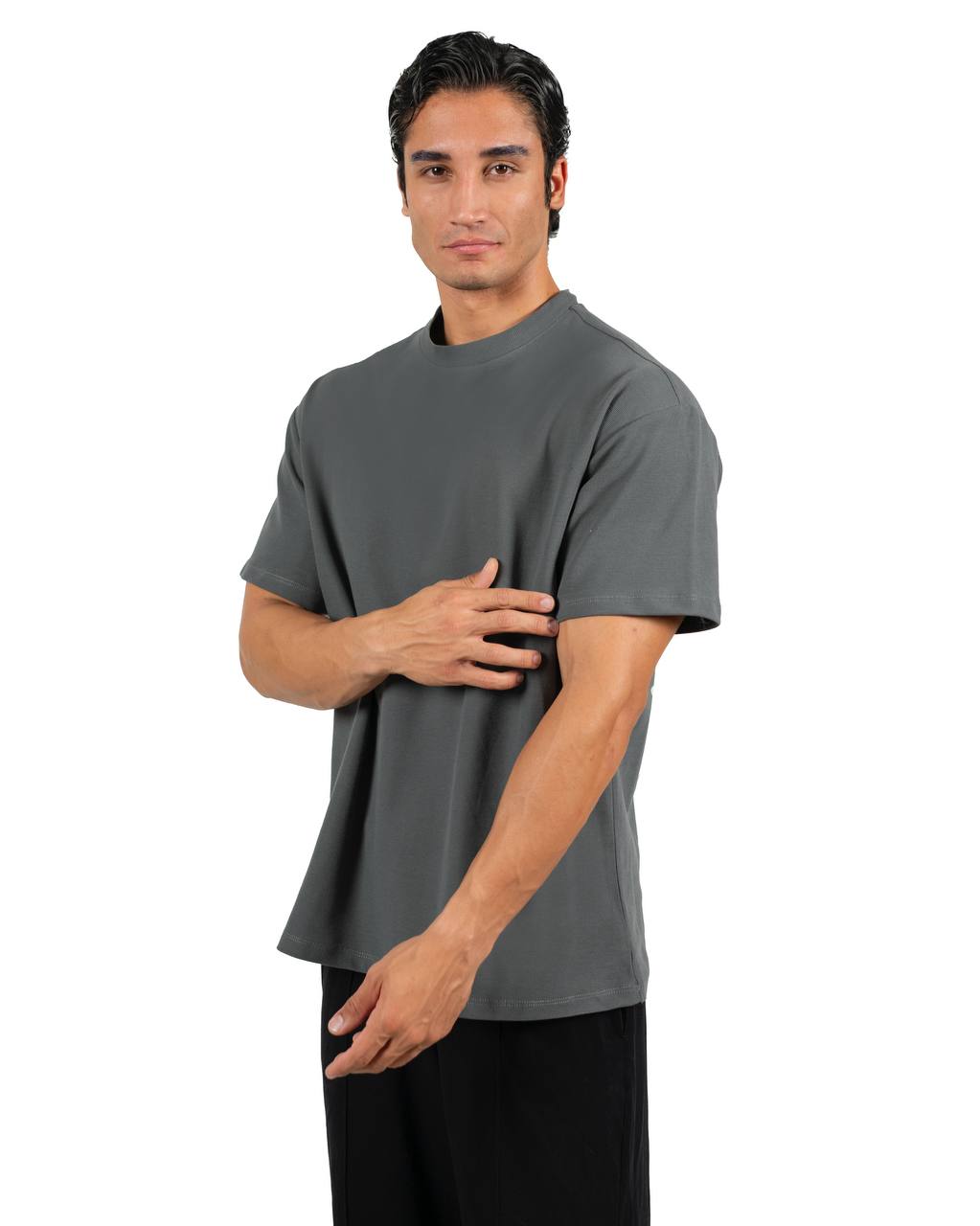 تیشرت طوسی مردانه