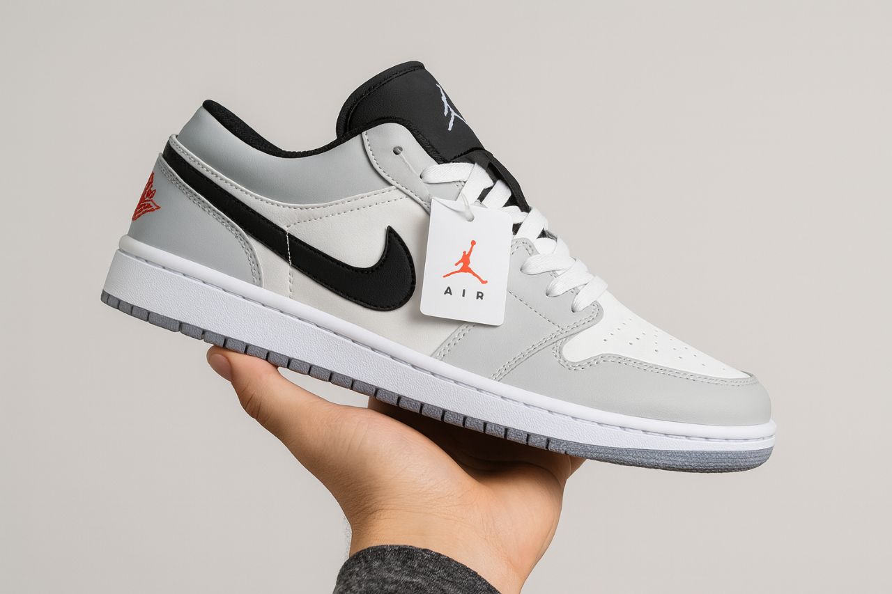 جردن ۱ سفید طوسی