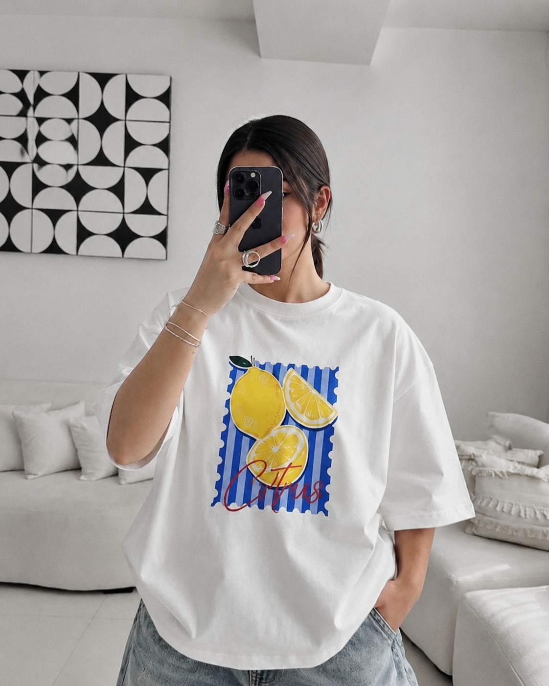 تیشرت باکسی summer زنانه