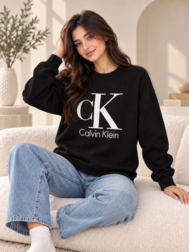 دورس ۲ نخ پنبه یقه گرد زنانه Calvin Klein