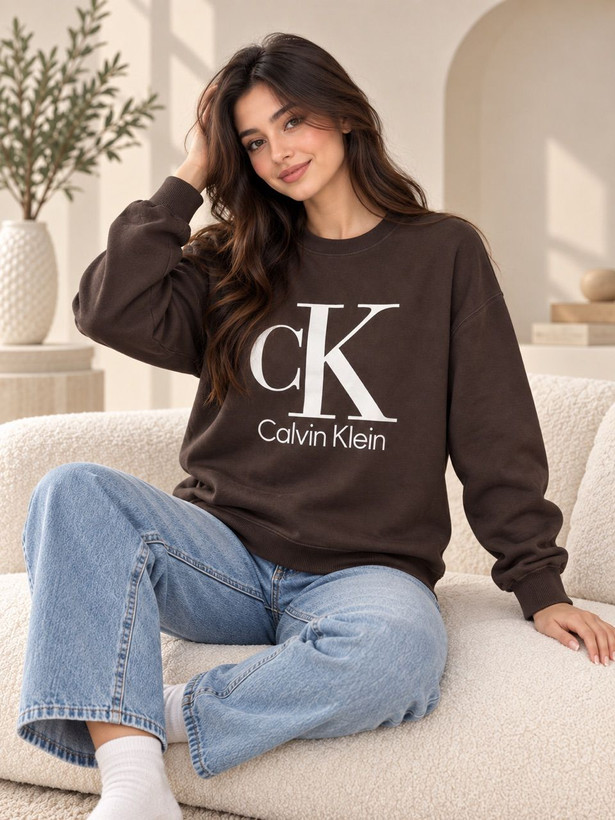 دورس ۲ نخ پنبه یقه گرد زنانه Calvin Klein