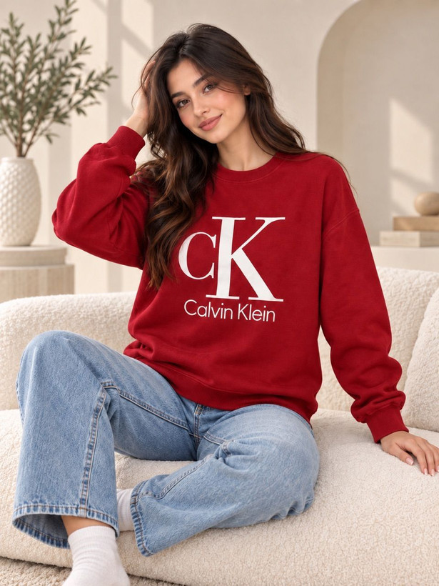 دورس ۲ نخ پنبه یقه گرد زنانه Calvin Klein
